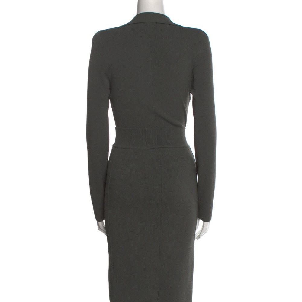 Scanlan Theodore crepe knit dress green sold out!!! Small - Picture 4 of 5